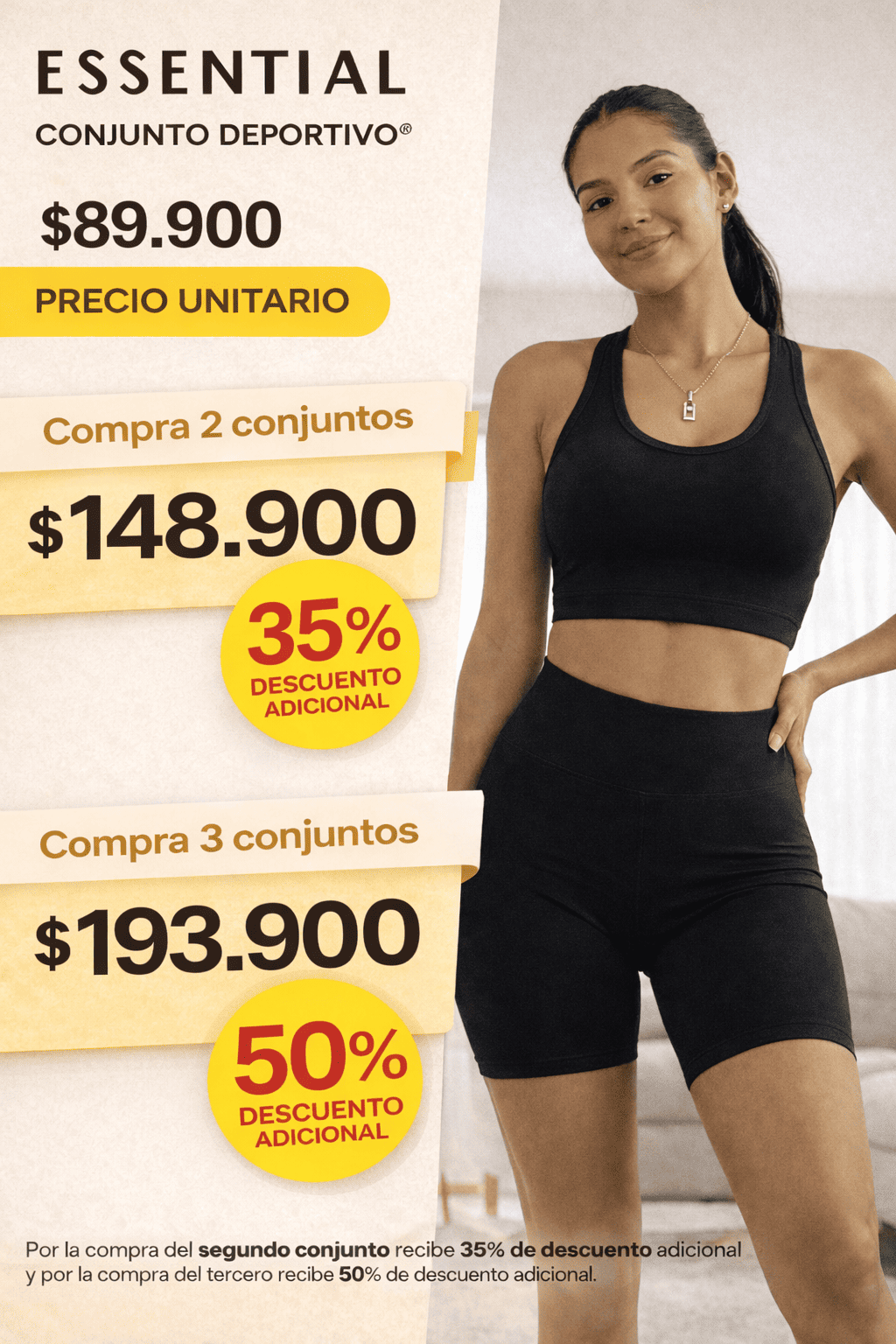 ESSENTIAL CONJUNTO DEPORTIVO®